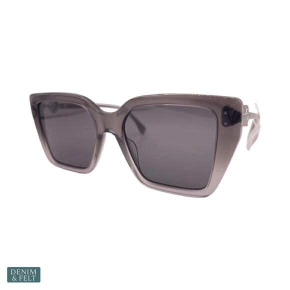 NEW Fendi‎ FF Diamonds Square Sunglasses 54mm Grey Gradient Luxe Statement Chic main image 14